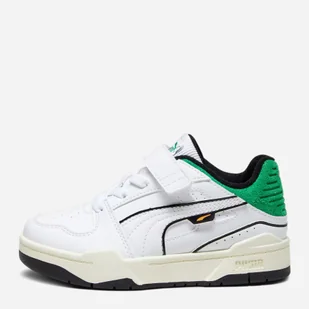 Buty sportowe chłopięce na rzepy Puma 394335-01 35 Białe (4099683102541) - Buty dla chłopców - miniaturka - grafika 1