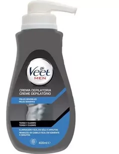 Veet Men, Krem do depilacji skóry wrażliwej, 400 ml - Depilacja - miniaturka - grafika 1