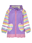 Kurtki i płaszcze dla dziewczynek - Playshoes Płaszcz przeciwdeszczowy w kolorze fioletowym - miniaturka - grafika 1