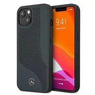 Etui i futerały do telefonów - Mercedes MEHCP13SCDONA iPhone 13 mini 5,4" granatowy/navy hardcase Leather Perforated Area Mer006952 - miniaturka - grafika 1