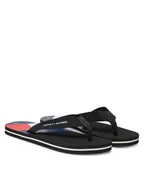 Buty dla chłopców - Tommy Hilfiger Japonki T3X8-33908-0058 S Czarny - miniaturka - grafika 1