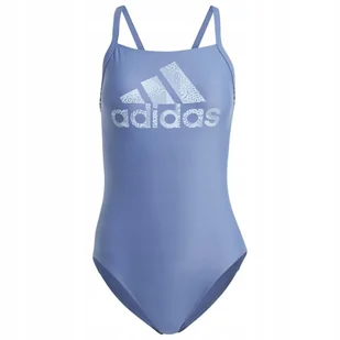 Kostium kąpielowy damski adidas Big Logo niebieski IA3192 40 - Stroje kąpielowe - miniaturka - grafika 1
