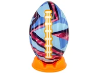 Zabawki interaktywne dla dzieci - Kolorowa Piłka Miękka Do Rugby - miniaturka - grafika 1