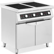 Piece, kotły  i płyty grzejne gastronomiczne - Kuchnia indukcyjna - 17000 W - 4 palniki - 60 - 240°C - miejsce do przechowywania - Royal Catering RCIN-700-05 - miniaturka - grafika 1