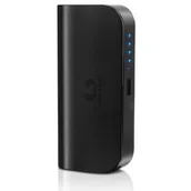 Powerbanki - Powerbank 8 000 mAh Vega polimer czarny - miniaturka - grafika 1