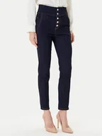 Spodnie damskie - Rinascimento Jeansy CFC0124957003 Granatowy Skinny Fit - miniaturka - grafika 1