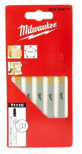 Milwaukee brzeszczot do drewna T 111 C 75mm/3mm (5szt) 4932254071 - Akcesoria do elektronarzędzi - miniaturka - grafika 4