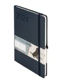 Pozostałe książki - Kalendarz 2024 Minimalizm A5 granat TNS - miniaturka - grafika 1