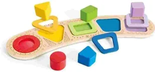 Hape Toddler Shape Puzzle - Zabawki interaktywne dla dzieci - miniaturka - grafika 1