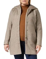 Płaszcze damskie - Only Kobiety Onlsedona Otw Noos Płaszcz, Walnut, XL - miniaturka - grafika 1
