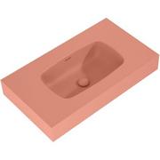 Umywalki - Elita Dimple umywalka 80,6x46 cm ścienna prostokątna terra pink mat 168859 - miniaturka - grafika 1