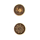 Gry planszowe - Uniwersalna Złota Metalowa Moneta 1 szt - miniaturka - grafika 1