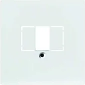 Gniazdka elektryczne - Merten Płytka Centralna do Gniazd TAE 296044 - miniaturka - grafika 1