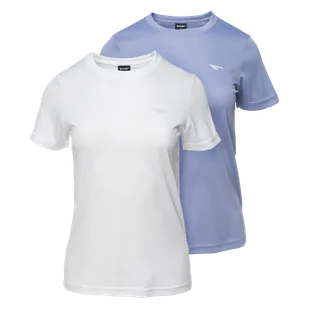 Damska Koszulka z krótkim rękawem HI-TEC LADY JODIN 2 PACK M000272772 – Fioletowy - Koszulki i topy damskie - miniaturka - grafika 1