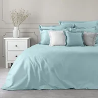 Pościel - Euro Firany Poszwa Na Kołdrę 180 x 200 Cm Novac Błękitny - miniaturka - grafika 1