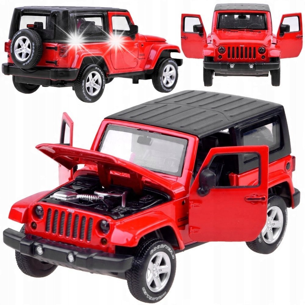 Auto terenowe Jeep Wrangler metalowy 1:32 ZA3751