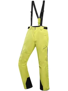 Alpine Pro Spodnie narciarskie "Osag" w kolorze żółtym - Spodnie narciarskie - miniaturka - grafika 1