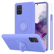 Etui i futerały do telefonów - Pokrowiec Do Samsung Galaxy A71 4G w LIQUID JASNY FIOLET Etui TPU Obudowa Ochronny Case Cover Plecki Cadorabo - miniaturka - grafika 1