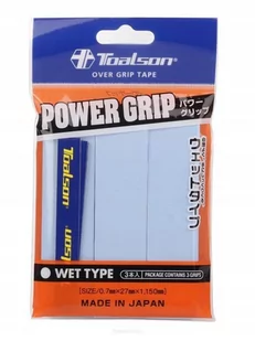 Owijka Wierzchnia Toalson Power Grip 3P - Błękitna - Tenis ziemny - miniaturka - grafika 1