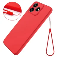 Etui i futerały do telefonów - Do ZTE Blade V50 Design 4G Etui na telefon Płynny silikonowy pokrowiec z miękką wyściółką Czerwony - miniaturka - grafika 1