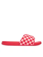 Klapki i japonki damskie - Vans Klapki La Costa Slide-On VN0A5HFEFO91 Czerwony - miniaturka - grafika 1
