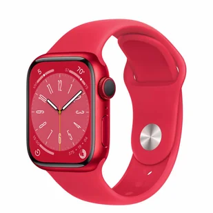 Apple Watch 8 41mm MNP73EL/A Czerwony - Smartwatch - miniaturka - grafika 1