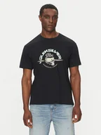 Koszulki męskie - Quiksilver T-Shirt EQYZT08056 Czarny Regular Fit - miniaturka - grafika 1