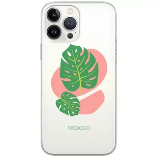 Etui Babaco dedykowane do Iphone 13 PRO, wzór: Rośliny 011 Etui częściowo przeźroczyste, oryginalne i oficjalnie licencjonowane - Etui i futerały do telefonów - miniaturka - grafika 1