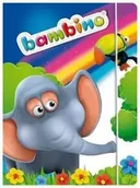 Szkolne artykuły papiernicze - Teczka z gumką A4 Bambino Standrard mix 10 sztuk - St. Majewski - miniaturka - grafika 1