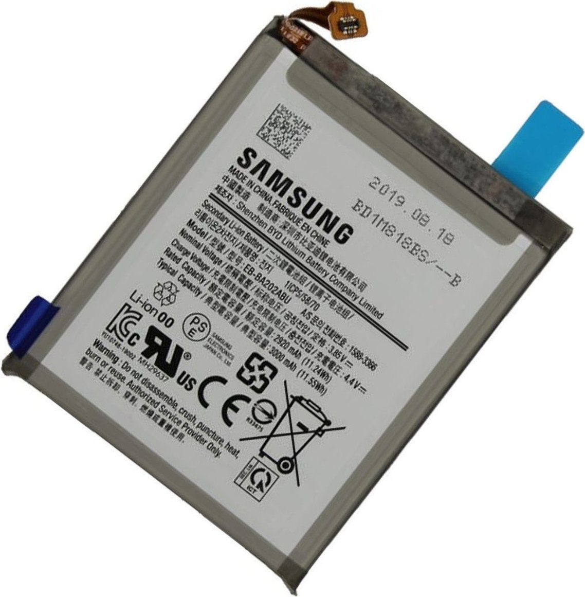 Bateria do Samsung GH82-20188A Li-Ion 3,85 V 2920 mAh kolor srebrny