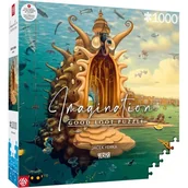 Puzzle - Puzzle CENEGA Imagination Jacek Yerka Port Harbor (1000 elementów) - miniaturka - grafika 1
