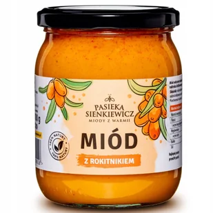 MIÓD Z ROKITNIKIEM 700G - Miód - miniaturka - grafika 1