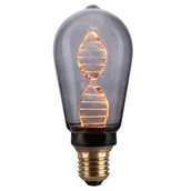 Świetlówki - Polux Żarówka dekoracyjna LED E27 3.5 W 60 lm czarna - miniaturka - grafika 1