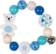 Grzechotki dla dzieci - Heimess Grzechotka pierścień elastyczny miś polarny 765720 - miniaturka - grafika 1