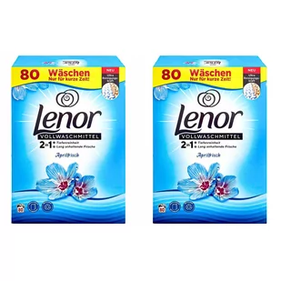 2x Proszek do prania LENOR Aprilfrisch Uniwersalny 2w1 80 prań 5,2kg - Środki do prania - miniaturka - grafika 1