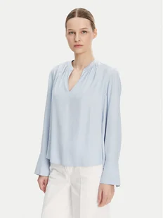 Tommy Hilfiger Bluzka WW0WW44049 Błękitny Regular Fit - Bluzki damskie - miniaturka - grafika 1