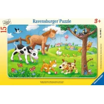 Ravensburger Puzzle w ramce - Zwierzątka, 15 elementów 06066 - Puzzle - miniaturka - grafika 1