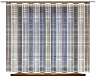 Firana KRATKA do pokoju / kuchni rozm. 450x160cm (obszyta) prod. HAFT S.A. - Firany - miniaturka - grafika 1