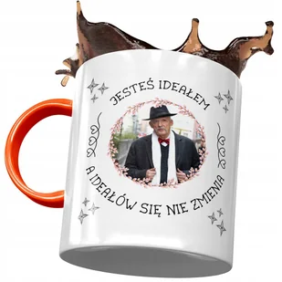 Kubek Pomarańczowy Janusz Korwin Mikke na Prezent z Nadrukiem ze Zdjęciem + Opakowanie na prezent (wzór 04) - Kubki Kubek Pomarańczowy Janusz Korwin Mikke na Prezent z Nadrukiem ze Zdjęciem + Opakowanie na prezent (wzór 04) - Kubki - miniaturka - grafika 1