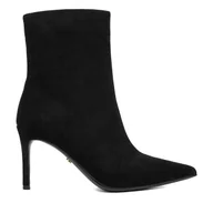 Botki damskie - Botki Gino Rossi EO-LIDO-GLC6306-6320-4 Czarny - miniaturka - grafika 1