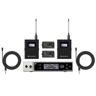 Mikrofony estradowe - S‌ennheiser EW-DX MKE 2 SET (Q1-9) - ZESTAW PODWÓJNY Z NADAJNIKAMI MINIATUROWYMI Z MIK. MKE 2, 470-550 MHz ♦ 30 DNI NA ZWROT ♦ GWARANCJA DOO... - miniaturka - grafika 1