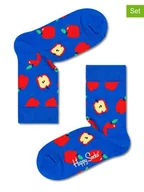 Skarpetki damskie - Happy Socks Skarpety (2 pary) w kolorze niebieskim - miniaturka - grafika 1