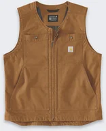 Kamizelki męskie - Bezrękawnik Carhartt Montana Duck Brown - miniaturka - grafika 1