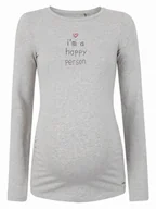 Bluzki damskie - Damska bluzka ciążowa szara Bellybutton Maternity, r.L - miniaturka - grafika 1