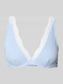 Biustonosze - Biustonosz z mieszanki bawełny - miniaturka - grafika 1