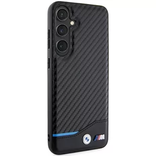 BMW BMHCS24M22NBCK S24+ S926 czarny/black Leather Carbon - Etui i futerały do telefonów - miniaturka - grafika 4