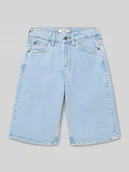 Spodnie i spodenki dla chłopców - Bermudy z 5 kieszeniami i detalami z logo - miniaturka - grafika 1