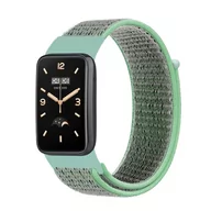 Akcesoria do smartwatchy - opaska pasek bransoleta NYLON Xiaomi Mi Band 7 PRO miętowy - miniaturka - grafika 1