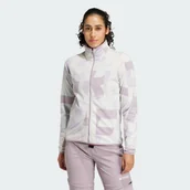 Odzież trekkingowa damska - Bluza Terrex Multi Printed Full-Zip Fleece - miniaturka - grafika 1