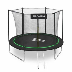 Spokey Trampolina Jumper 8FT średnica 244 cm zielona 927882 - Trampoliny - miniaturka - grafika 1